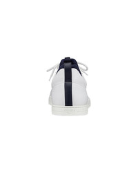 weiße Leder niedrige Sneakers von Fendi