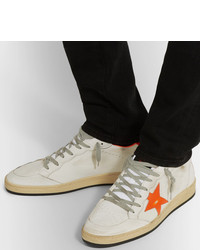 weiße Leder niedrige Sneakers von Golden Goose