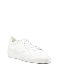 weiße Leder niedrige Sneakers von Golden Goose