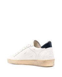 weiße Leder niedrige Sneakers von Golden Goose