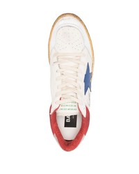 weiße Leder niedrige Sneakers von Golden Goose