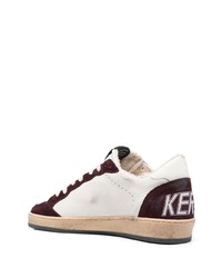 weiße Leder niedrige Sneakers von Golden Goose