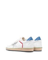 weiße Leder niedrige Sneakers von Golden Goose