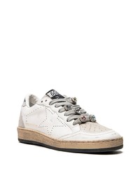 weiße Leder niedrige Sneakers von Golden Goose