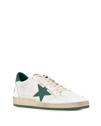 weiße Leder niedrige Sneakers von Golden Goose