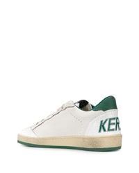 weiße Leder niedrige Sneakers von Golden Goose