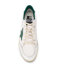 weiße Leder niedrige Sneakers von Golden Goose