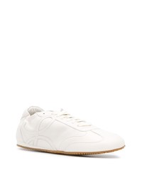 weiße Leder niedrige Sneakers von Loewe