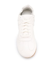 weiße Leder niedrige Sneakers von Loewe