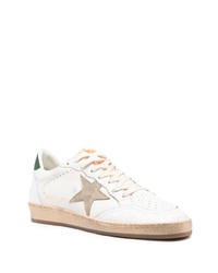 weiße Leder niedrige Sneakers von Golden Goose