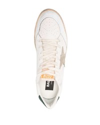 weiße Leder niedrige Sneakers von Golden Goose