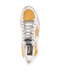 weiße Leder niedrige Sneakers von Golden Goose