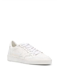 weiße Leder niedrige Sneakers von Golden Goose