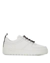 weiße Leder niedrige Sneakers von Bally