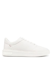 weiße Leder niedrige Sneakers von Bally