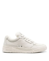 weiße Leder niedrige Sneakers von Bally