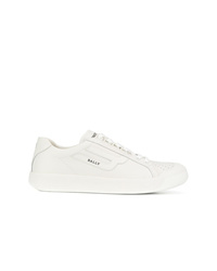 weiße Leder niedrige Sneakers von Bally