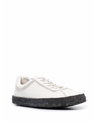 weiße Leder niedrige Sneakers von Camper