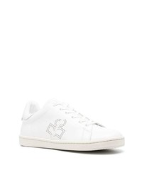 weiße Leder niedrige Sneakers von Isabel Marant