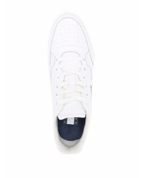 weiße Leder niedrige Sneakers von Tommy Jeans