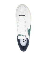 weiße Leder niedrige Sneakers von Diadora