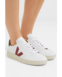 weiße Leder niedrige Sneakers von Veja