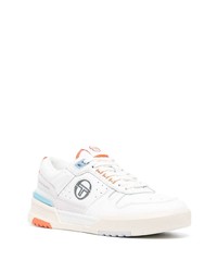 weiße Leder niedrige Sneakers von Sergio Tacchini