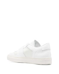 weiße Leder niedrige Sneakers von Common Projects