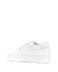 weiße Leder niedrige Sneakers von Common Projects