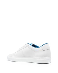 weiße Leder niedrige Sneakers von Common Projects