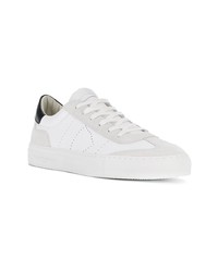 weiße Leder niedrige Sneakers von Philippe Model