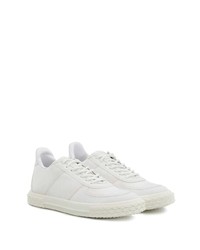 weiße Leder niedrige Sneakers von Giuseppe Zanotti