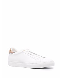 weiße Leder niedrige Sneakers von PS Paul Smith