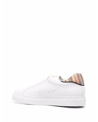 weiße Leder niedrige Sneakers von PS Paul Smith