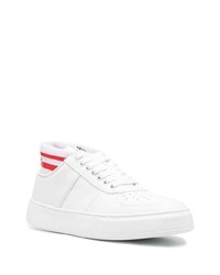 weiße Leder niedrige Sneakers von Gcds