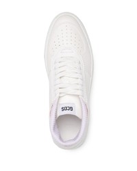 weiße Leder niedrige Sneakers von Gcds