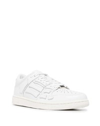 weiße Leder niedrige Sneakers von Amiri