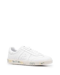 weiße Leder niedrige Sneakers von Premiata