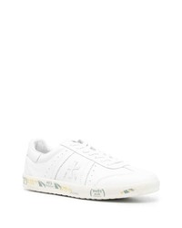 weiße Leder niedrige Sneakers von Premiata