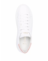 weiße Leder niedrige Sneakers von Hide&Jack
