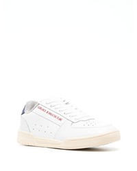 weiße Leder niedrige Sneakers von VERSACE JEANS COUTURE