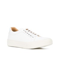 weiße Leder niedrige Sneakers von Armando Cabral