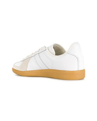 weiße Leder niedrige Sneakers von adidas