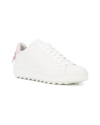 weiße Leder niedrige Sneakers von Coach