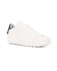 weiße Leder niedrige Sneakers von Coach