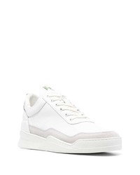 weiße Leder niedrige Sneakers von Filling Pieces