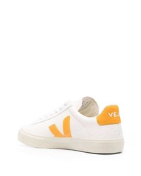 weiße Leder niedrige Sneakers von Veja