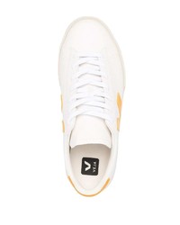 weiße Leder niedrige Sneakers von Veja