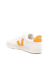 weiße Leder niedrige Sneakers von Veja