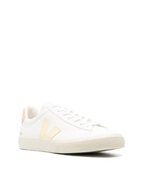 weiße Leder niedrige Sneakers von Veja